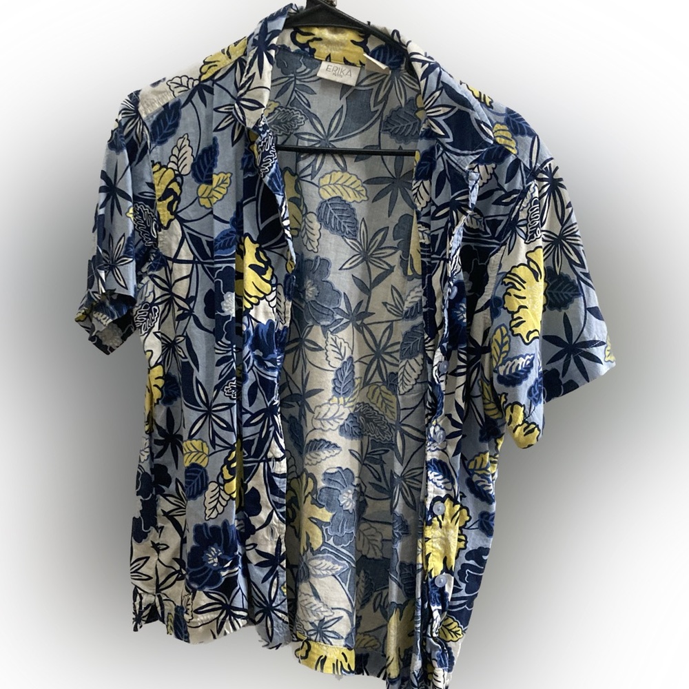 Cute blue Hawaiian shirt